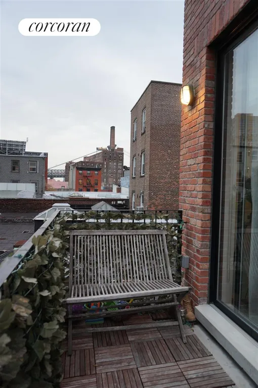 New York City Real Estate | View 233 Kent Avenue, 3 | Terrace in Master BR | View 14