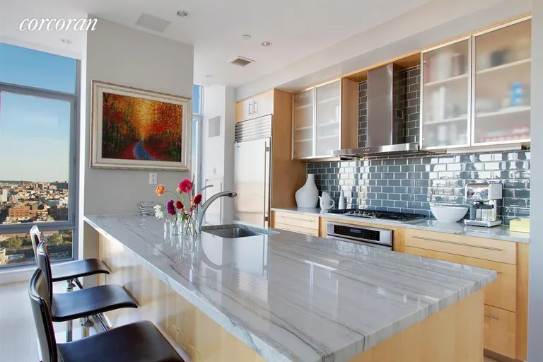 New York City Real Estate | View 1 NORTHSIDE PIERS, PH15 | Kitchen | View 2