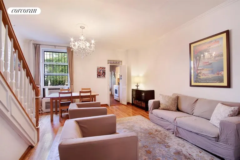New York City Real Estate | View 712 Union Street, 1 | Living Room / Dining Room | View 6