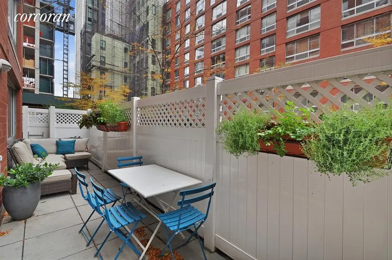 New York City Real Estate | View 555 West 23rd Street, S3R | Terrace | View 4