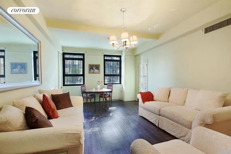 New York City Real Estate | View 2 Beekman Place, 1C | Living Room / Dining Room | View 2