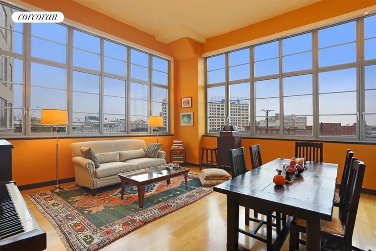 New York City Real Estate | View 27-28 Thomson Avenue, 311 | Living Room | View 7