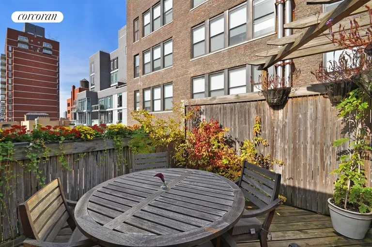 New York City Real Estate | View 231 West 16th Street, 5WR | Terrace 2 | View 8