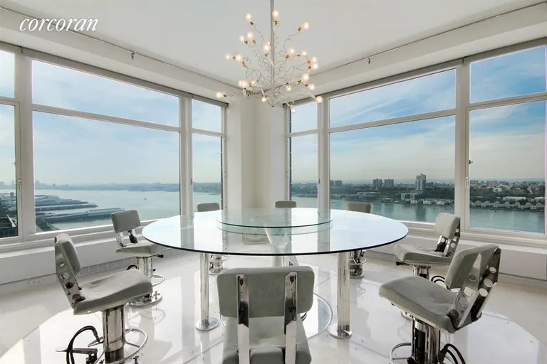 New York City Real Estate | View 240 Riverside Boulevard, PH-SUITE1 | Dining Room | View 2
