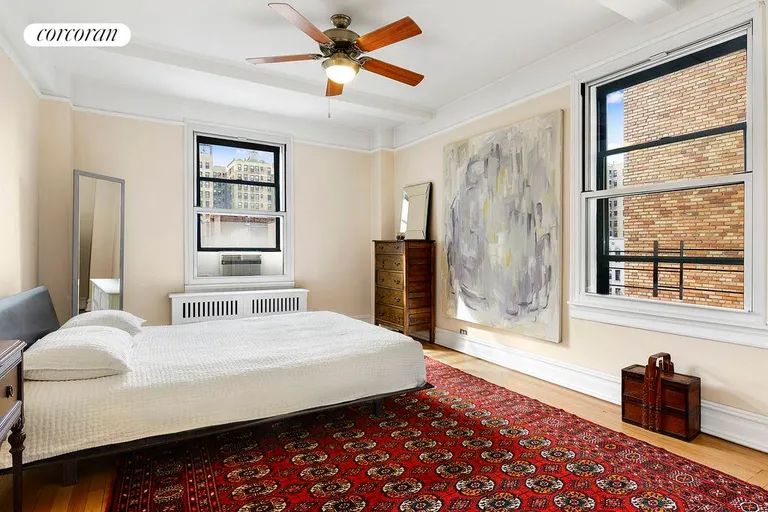 New York City Real Estate | View 175 West 93rd Street, 7H | Master Bedroom w/ 2 exposures | View 4