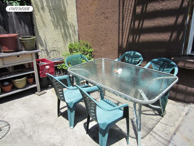 New York City Real Estate | View 396 Bond Street | Shared Patio | View 14