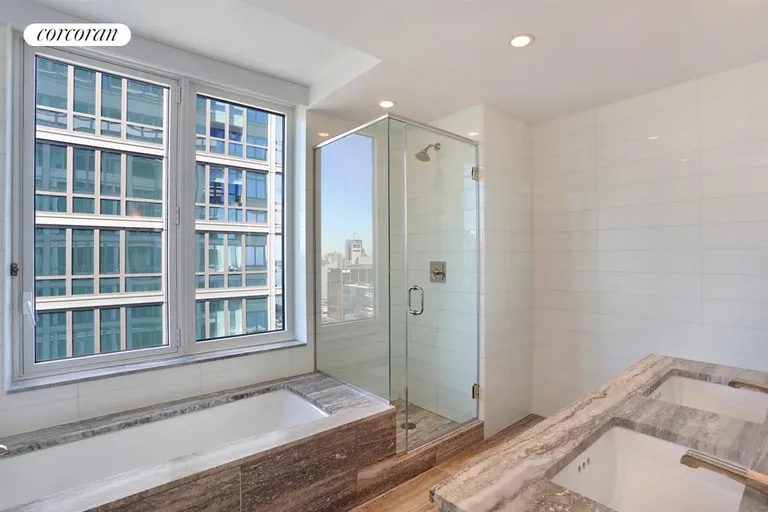 New York City Real Estate | View 80 Riverside Boulevard, 36B | Master Bathroom | View 5