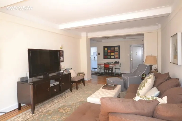 New York City Real Estate | View 201 West 77th Street, 16E | Large Living room | View 2
