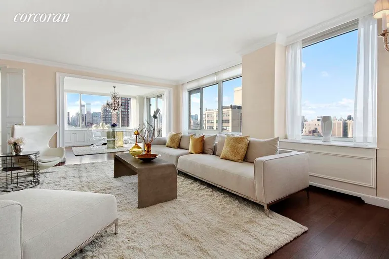 New York City Real Estate | View 201 East 80th Street, 21A | Living Room | View 2