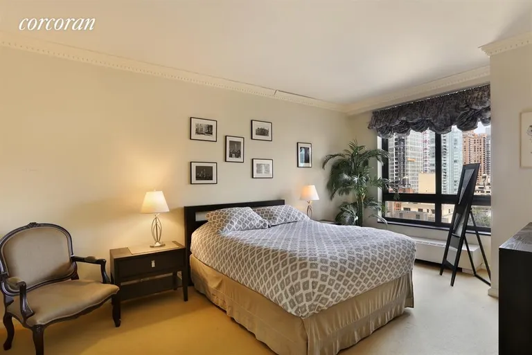 New York City Real Estate | View 100 United Nations Plaza, 18A | Master BR has Walk in Closet & marble bathroom | View 2