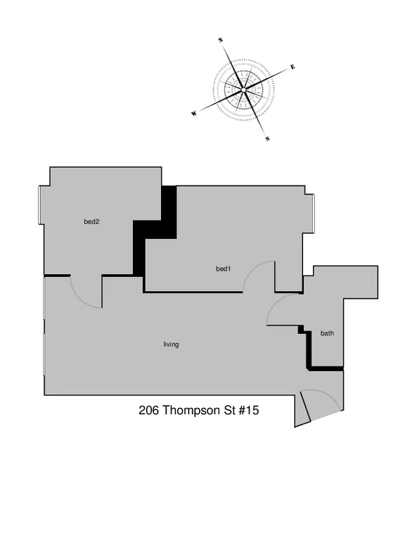 206 Thompson Street, 15 | floorplan | View 10