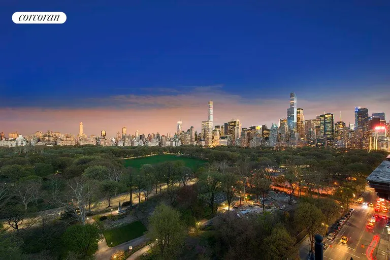 New York City Real Estate | View 91 Central Park West, PHA | Dusk | View 10