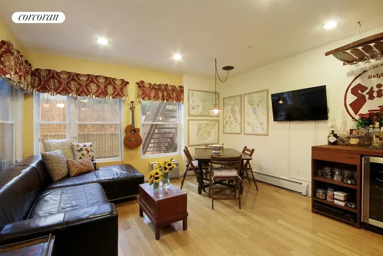 New York City Real Estate | View 372 12th Street, 2 | Living Room / Dining Room | View 2