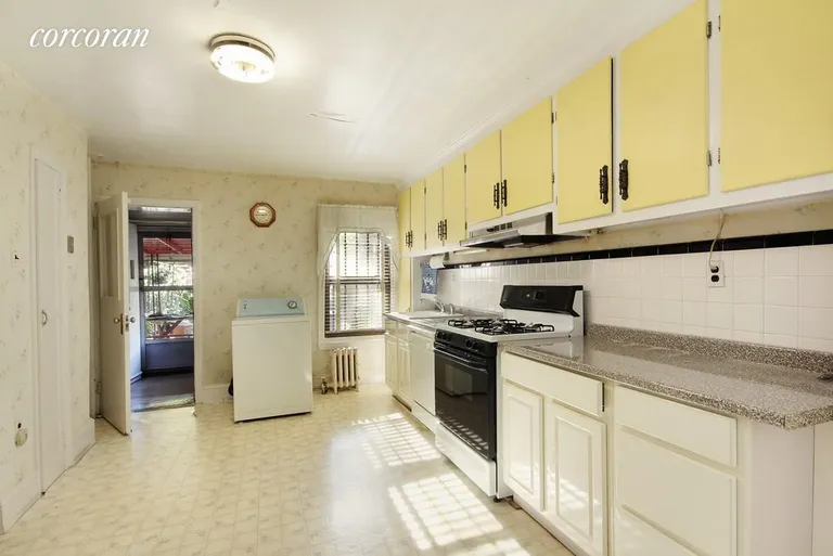 New York City Real Estate | View 378 5th Street | Ground floor kitchen at rear | View 2