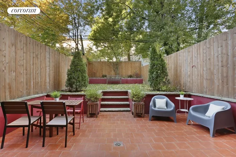 New York City Real Estate | View 119 Saint Marks Place, 1 | Terrace and Garden | View 11