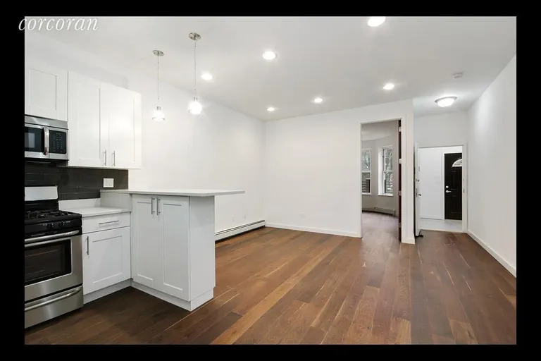 New York City Real Estate | View 298 Weirfield Street, 2 | Open Kitchen and Dining Room | View 2
