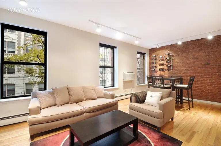 New York City Real Estate | View 314 West 94th Street, 2D | Living Room | View 2