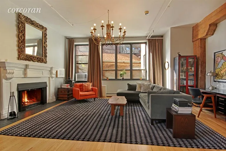 New York City Real Estate | View 708 Greenwich Street, 3F | Wood Burning Fireplace! 11' Ceilings! | View 2