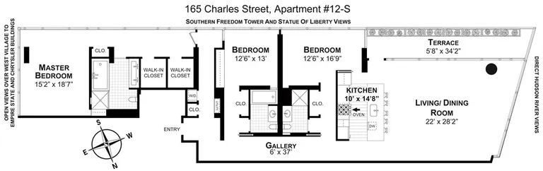 165 Charles Street, 25 | floorplan | View 2