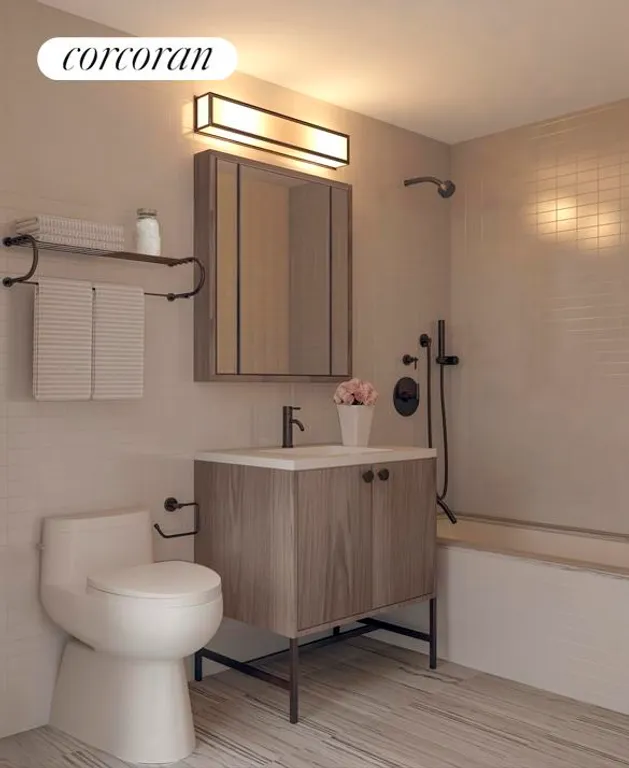 New York City Real Estate | View 175 West 95th Street, 24D | Bathroom | View 3