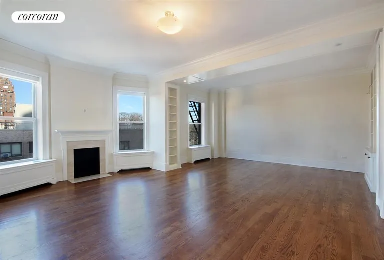 New York City Real Estate | View 418 Central Park West, 63-64 | Living Room with park views | View 4
