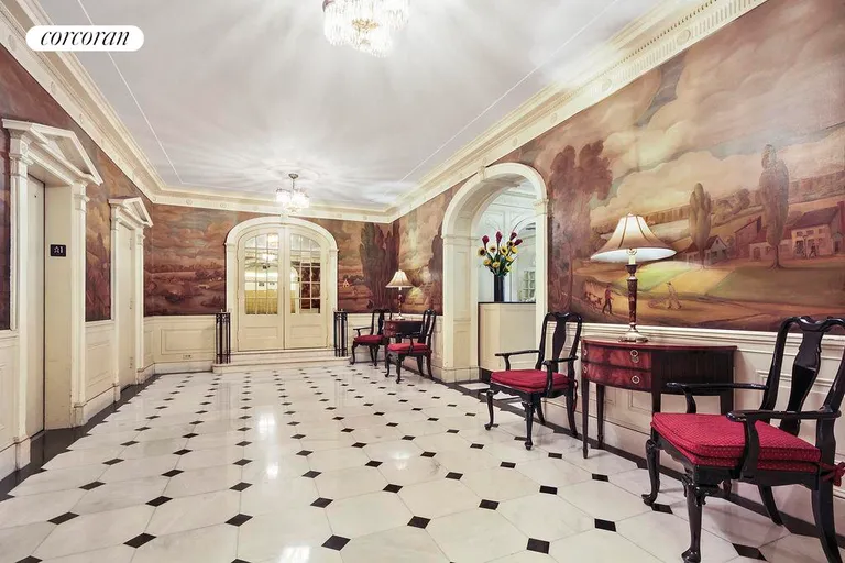 New York City Real Estate | View 220 Madison Avenue, 15C | Beautiful pre-war lobby | View 8
