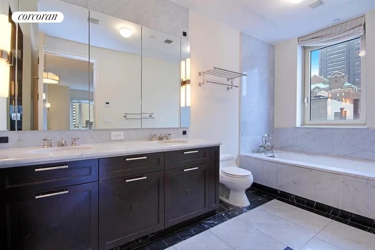 New York City Real Estate | View 21 East 96th Street, 6THFLR | Master Bathroom | View 9