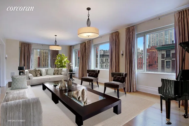 New York City Real Estate | View 21 East 96th Street, 6THFLR | Living Room | View 2