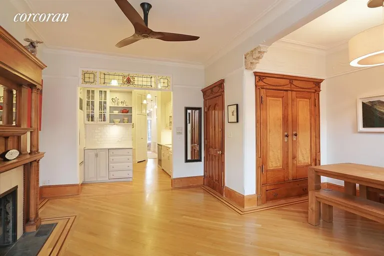 New York City Real Estate | View 648 2nd Street, 3 | Gorgeous ornamental wood details | View 2