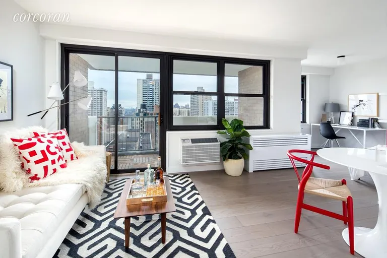 New York City Real Estate | View 175 West 95th Street, 23H | Living Room | View 2