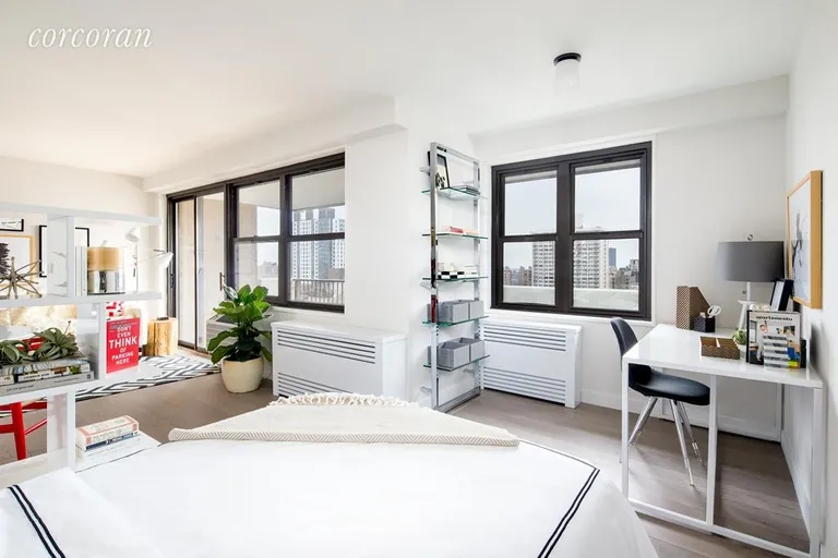 New York City Real Estate | View 175 West 95th Street, 23H | Sleeping Alcove  | View 3