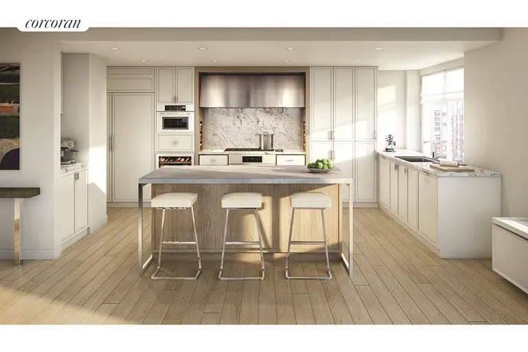 New York City Real Estate | View 212 Warren Street, 16S | Custom CetraRuddy-designed Kitchen | View 2