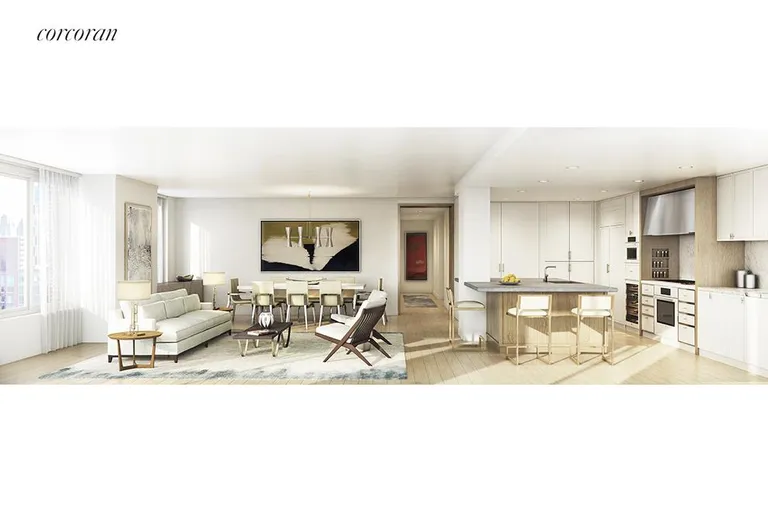 New York City Real Estate | View 212 Warren Street, 20E | 2 Beds, 3 Baths | View 1