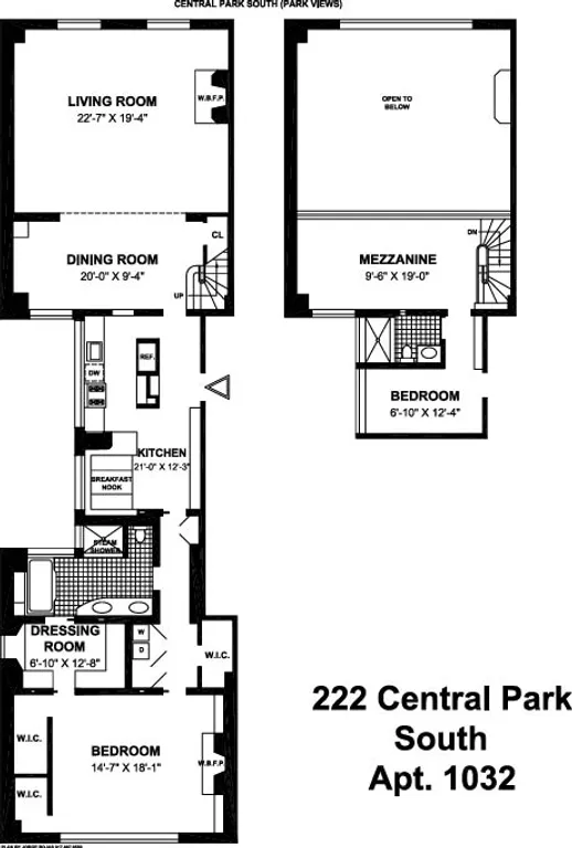 222 Central Park South, 10-32 | floorplan | View 7