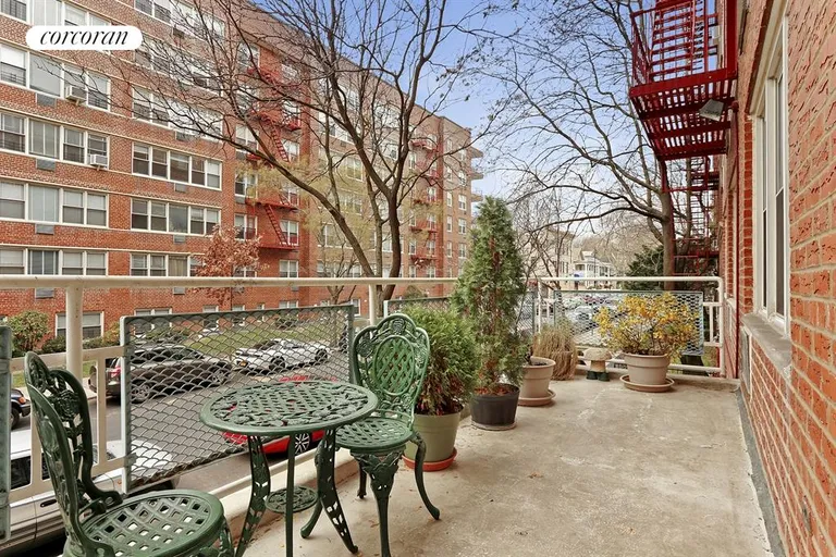 New York City Real Estate | View 415 Argyle Road, 2-3O | Terrace | View 6