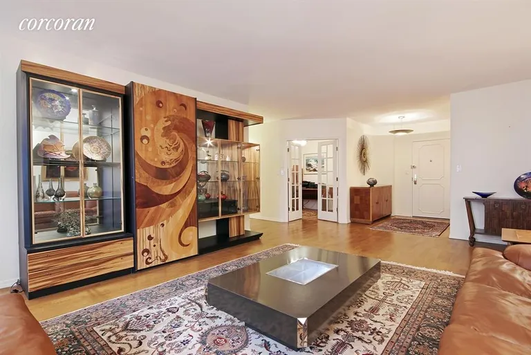 New York City Real Estate | View 176 East 71st Street, 12E | Living Room with Home Office/Den | View 2