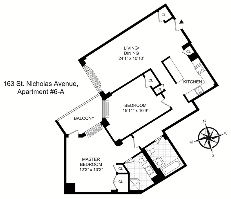 163 Saint Nicholas Avenue, 6A | floorplan | View 11