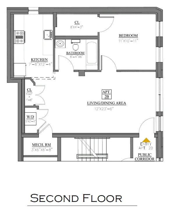 135 Lefferts Place, 2B | floorplan | View 6
