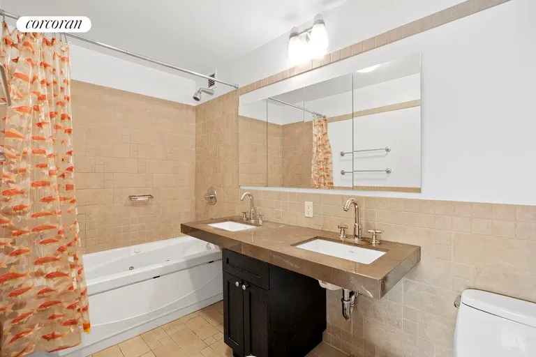 New York City Real Estate | View 145 Park Place, 4G | Marble Bath w/ Double Sinks | View 3