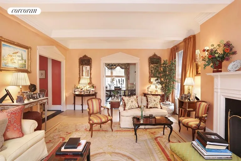 New York City Real Estate | View 130 East 75th Street, 9A | Large & sunny with wood-burning fireplace. | View 2