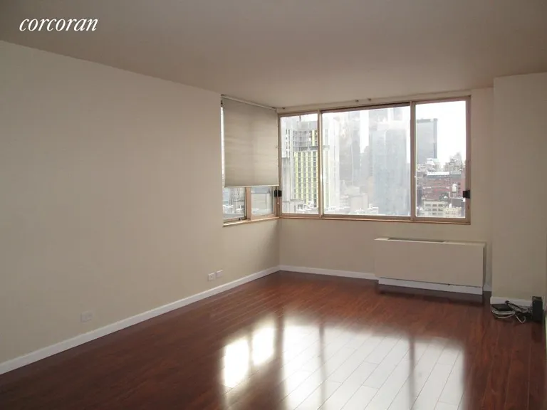 New York City Real Estate | View 350 West 50th Street, 20C | 1 Bed, 1 Bath | View 1