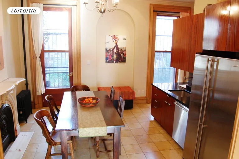 New York City Real Estate | View 45 Prospect Place, PRLR | Backroom with Dining and Kitchen | View 7