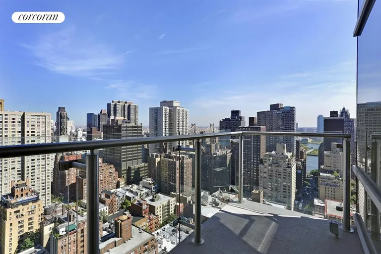 New York City Real Estate | View 310 East 53rd Street, 28A | Terrace | View 7