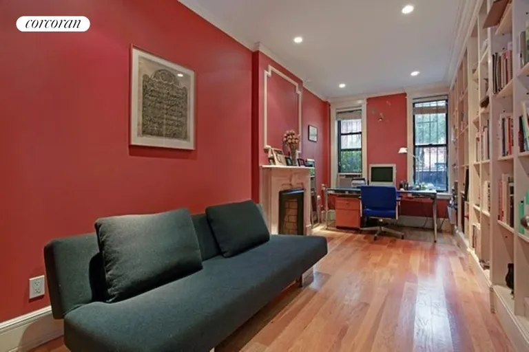 New York City Real Estate | View 94 Wyckoff Street, Garden | Second Bedroom with Wood Burning Fireplace  | View 4