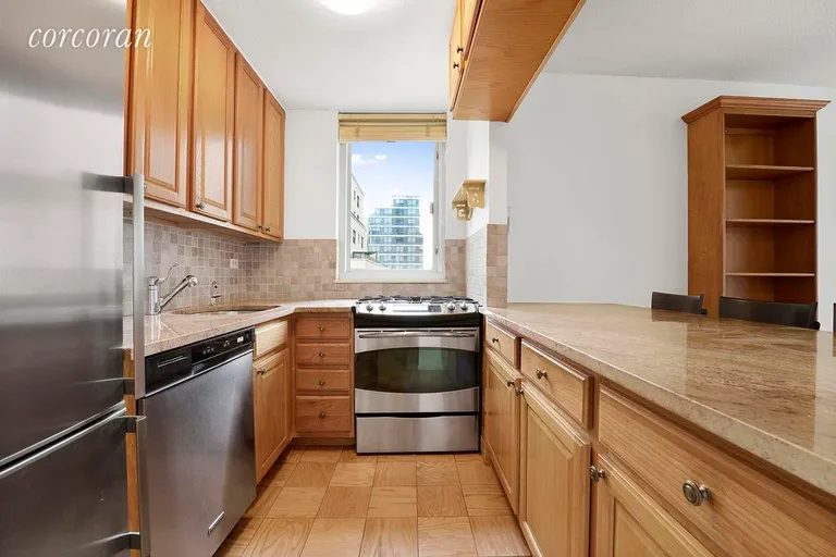 New York City Real Estate | View 130 West 67th Street, 16G | Kitchen | View 2
