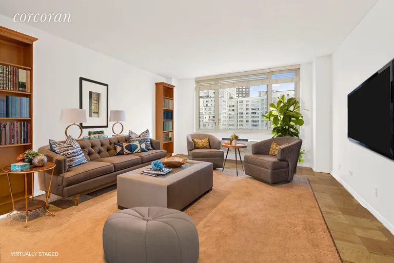 New York City Real Estate | View 130 West 67th Street, 16G | 1 Bed, 1 Bath | View 1