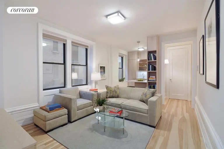 New York City Real Estate | View 255 West 84th Street, 1F | Open Living Room & Kitchen | View 3