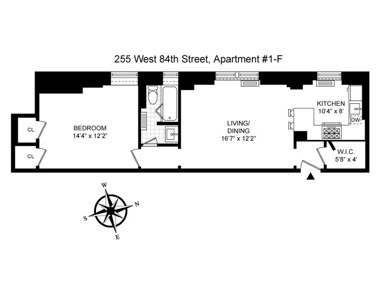 255 West 84th Street, 1F | floorplan | View 6
