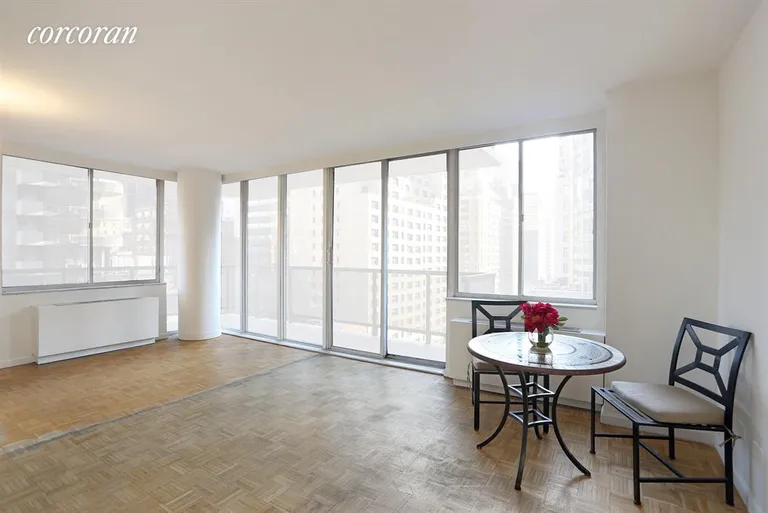 New York City Real Estate | View 255 East 49th Street, 10D | Living Room | View 3