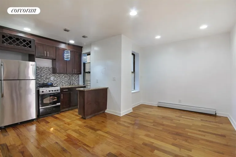 New York City Real Estate | View 85 Ralph Avenue, 1B | Kitchen / Living Room | View 2